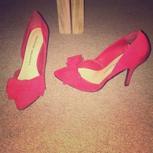 Red Chinese Laundry Pumps